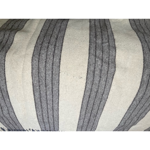 1970s Vintage Wool Stripe Chunky Knit collar Poncho Outerwear - Picture 8 of 8